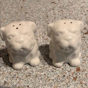 English Bulldog Salt and Pepper Shakers